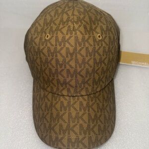 Michael Kors Tan Monogram Hat
